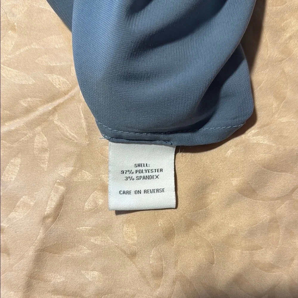 Calvin Klein Blue Short Sleeve Blouse - Picture 5 of 5